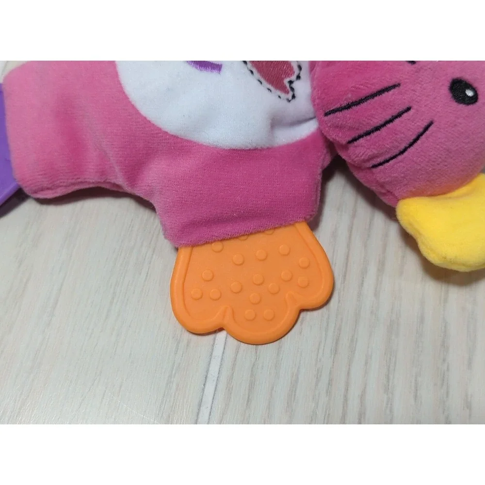 Scholastic for Baby pink mouse I love heart you teether lovey orange yellow